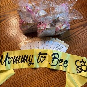 Yellow Mommy to Bee Sash - Home Party Supplies